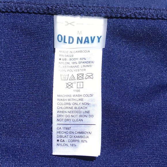 Navy Blue High Waisted Bikini Bottom - Picture 5 of 6